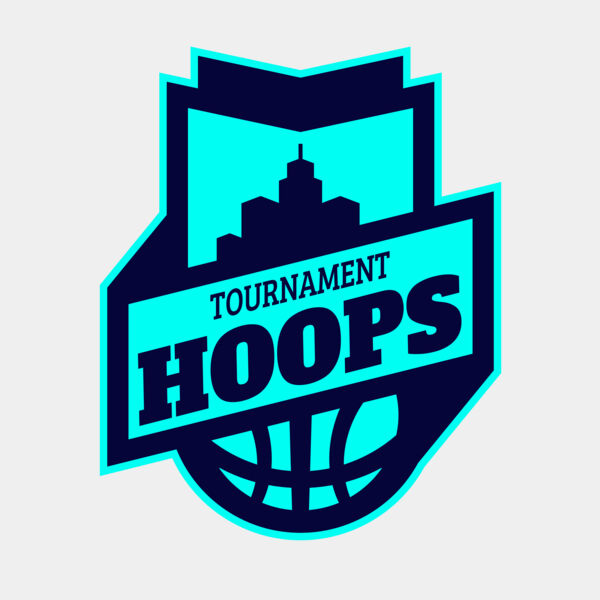 Hoops Tournament Basketball logo template Thumbnail