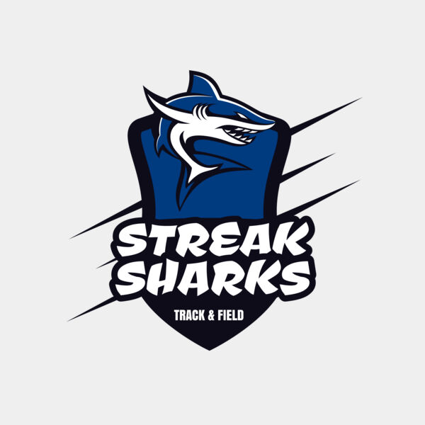 Sharks Track & Field Team Logo 01 Thumbnail