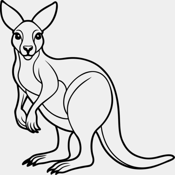 Kangaroo   Clipart 2 Thumbnail