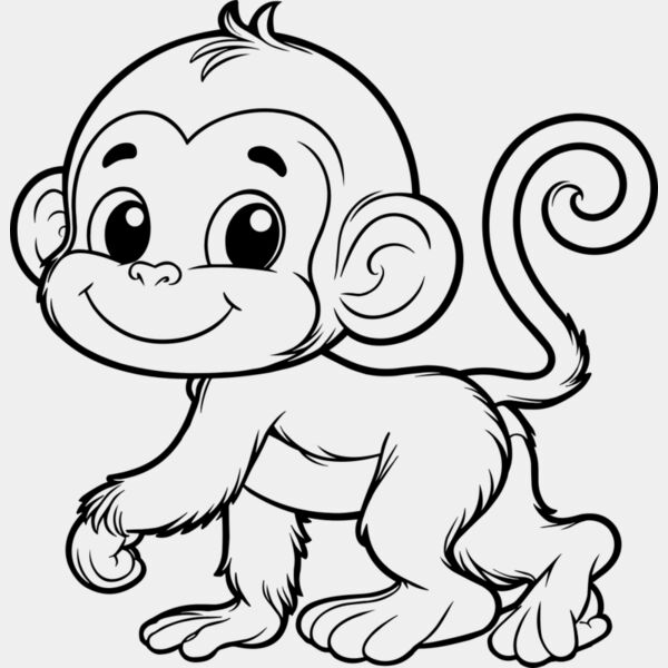 Monkey   Clipart 1 Thumbnail