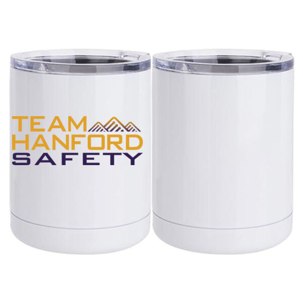 THS - 10 oz. White Stainless Steel Short Tumbler Thumbnail