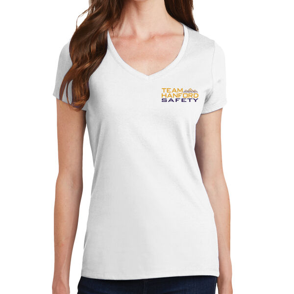 THS Crest - Ladies Fan Favorite V Neck Tee Thumbnail