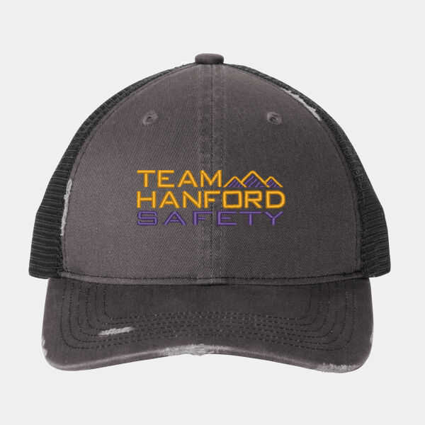 THS embroidered  - Distressed Mesh Back Cap Thumbnail