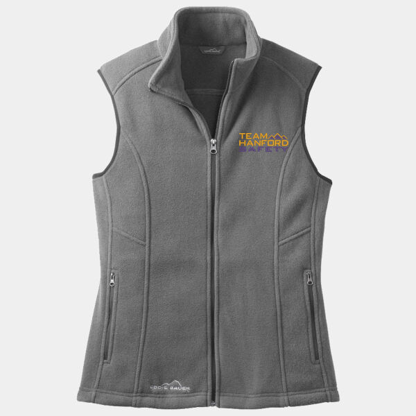 THS embroidered  - Ladies Fleece Vest Thumbnail