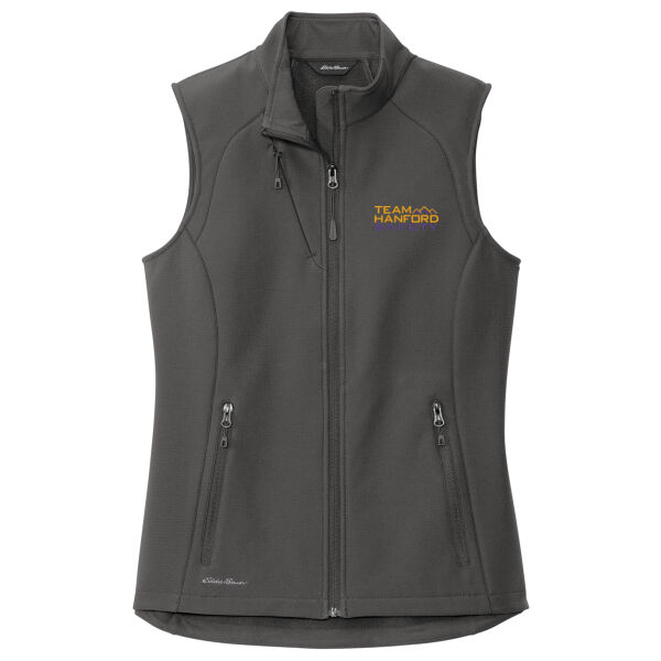 THS embroidered  - Ladies Stretch Soft Shell Vest Thumbnail