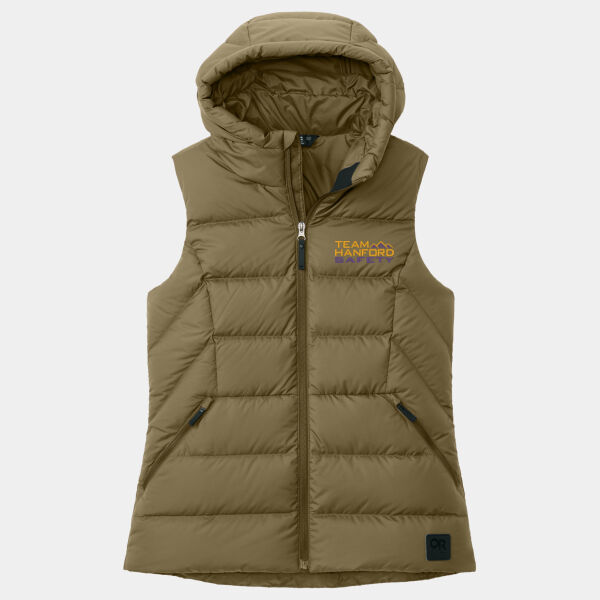 THS embroidered  - Women's Coldsnap Hooded Down Vest Thumbnail
