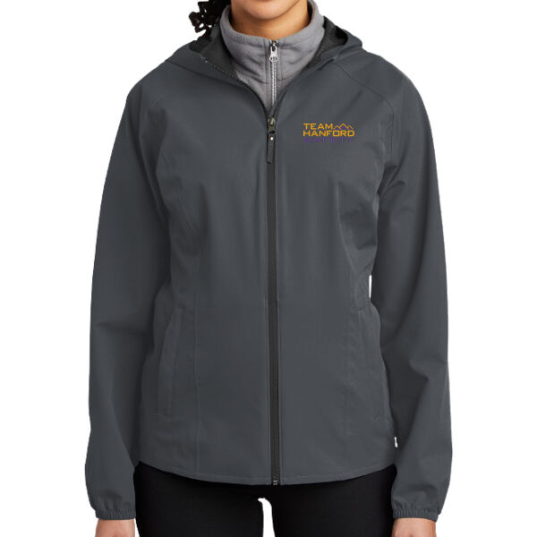 THS embroidered  - Ladies Essential Rain Jacket Thumbnail