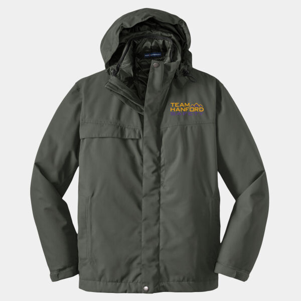 THS embroidered  - Herringbone 3 in 1 Parka Thumbnail