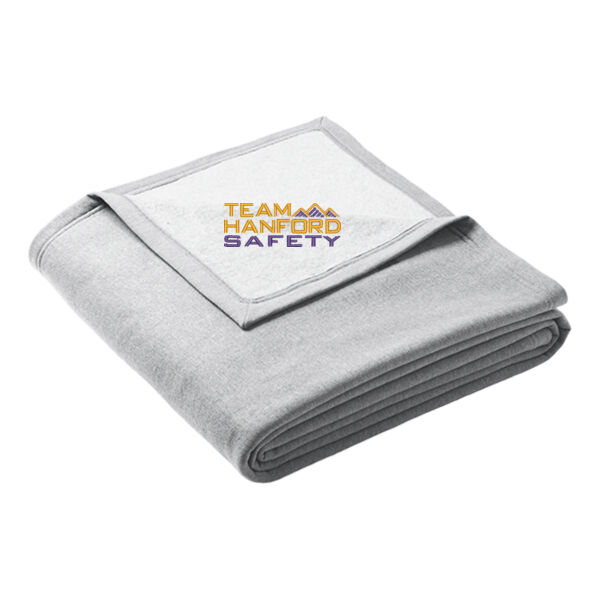 THS embroidered  - Oversized Core Fleece Sweatshirt Blanket Thumbnail