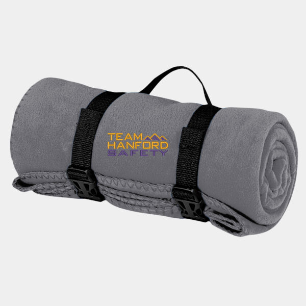 THS embroidered  - Value Fleece Blanket with Strap Thumbnail