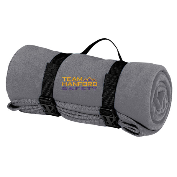 THS embroidered  - Value Fleece Blanket with Strap Thumbnail