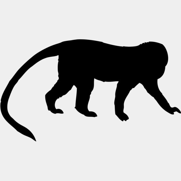 Monkey Silhouette 10 Thumbnail