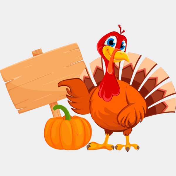 Thanksgiving Turkey Pumpkin Sign 1 Thumbnail