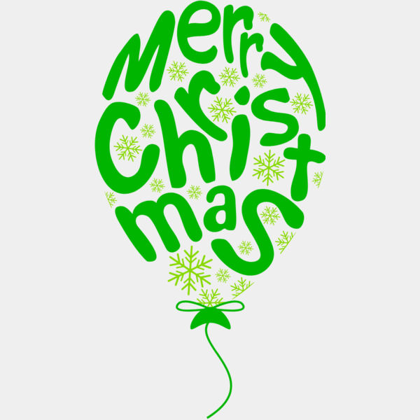 Christmas Balloon Text 1 Thumbnail
