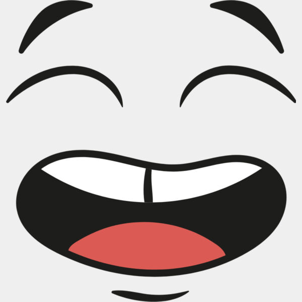 Cartoon Laughing Face 2 Thumbnail