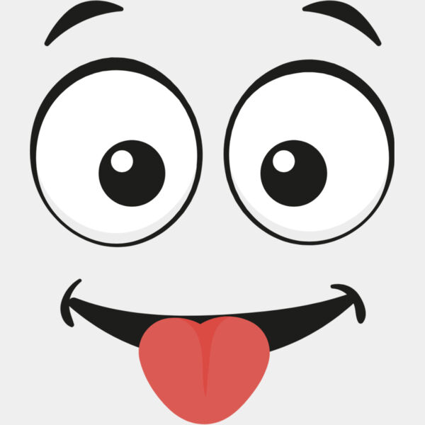 Cartoon Happy Tongue Face 3 Thumbnail