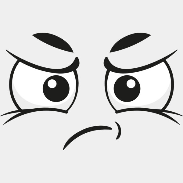 Cartoon Angry Face 8 Thumbnail