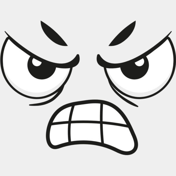 Cartoon Angry Face 9 Thumbnail