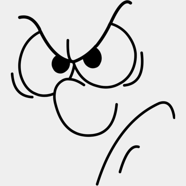 Cartoon Angry Face 1 Thumbnail