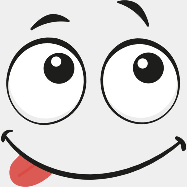 Cartoon Happy Tongue Face 6 Thumbnail