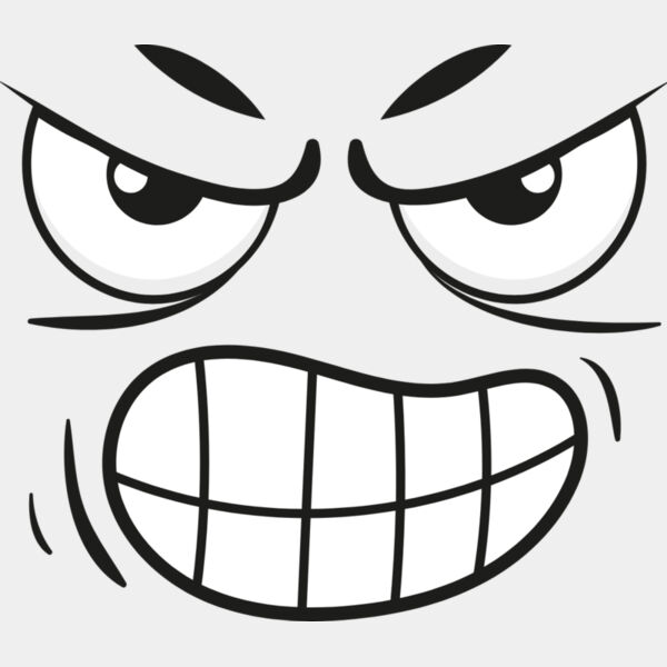 Cartoon Angry Face 4 Thumbnail