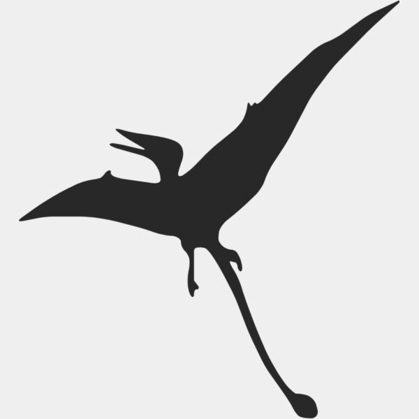 Pterodactyl Dinosaur Silhouette 4 Thumbnail