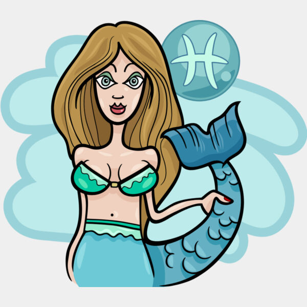 Pisces Fish Mermaid Lady 1 Thumbnail