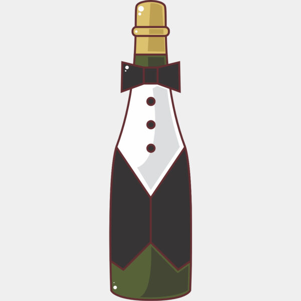 Wedding Groom Champagne Bottle 1 Thumbnail