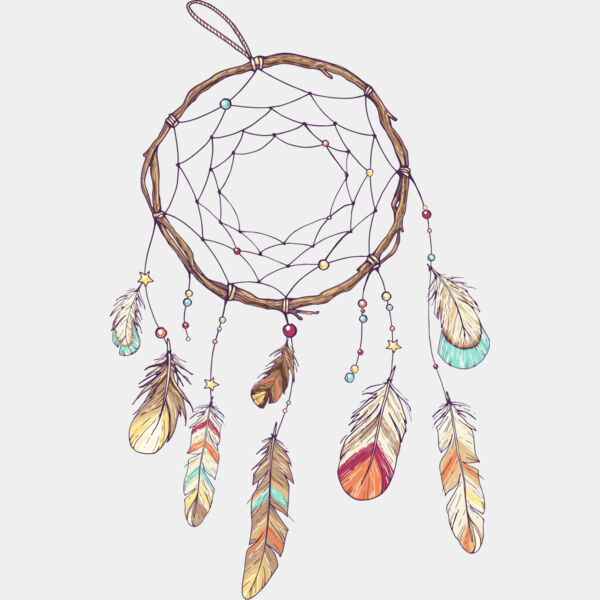 Watercolor Tribal Dream Catcher 2 Thumbnail