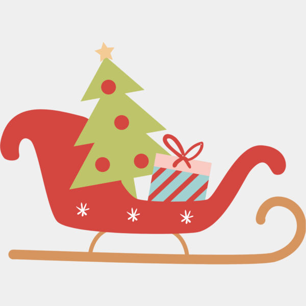 Christmas Santa Claus Sleigh 1 Thumbnail