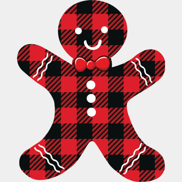 Christmas Gingerbread Man Plaid 1 Thumbnail