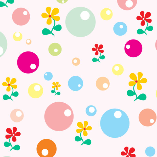Groovy Flower Circle Background 1 Thumbnail