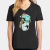 Ladies Core Cotton V-Neck Tee Thumbnail