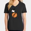 Ladies Core Cotton V-Neck Tee Thumbnail