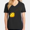 Ladies Core Cotton V-Neck Tee Thumbnail