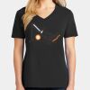 Ladies Core Cotton V-Neck Tee Thumbnail