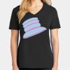 Ladies Core Cotton V-Neck Tee Thumbnail