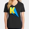 Ladies Core Cotton V-Neck Tee Thumbnail