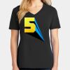 Ladies Core Cotton V-Neck Tee Thumbnail