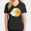 Ladies Core Cotton V-Neck Tee Thumbnail