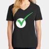 Ladies Core Cotton V-Neck Tee Thumbnail
