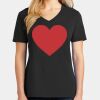Ladies Core Cotton V-Neck Tee Thumbnail