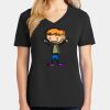 Ladies Core Cotton V-Neck Tee Thumbnail